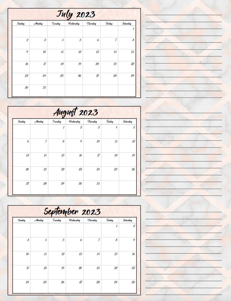 Gray and rose gold theme- 3rd quarter