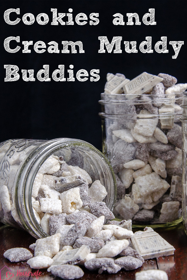 Pin image for Cookies and cream muddy buddies.
