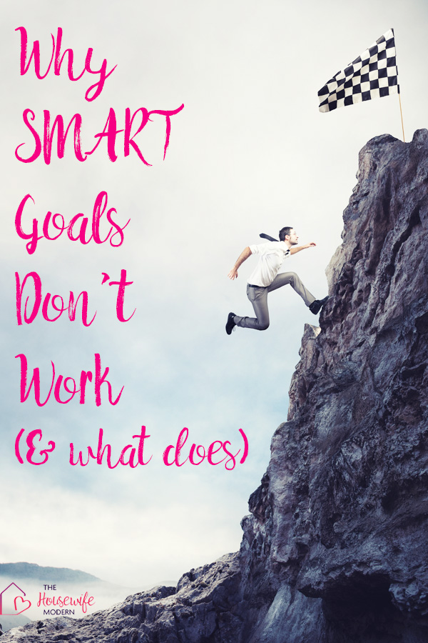 Pin image. Man running up mountain with finish flag at top. Text overlay.