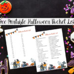 Featured image. Halloween cookies on black background; preview of 2 bucket lists