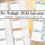 Featured image for free printable 2026 bimonthly calendars