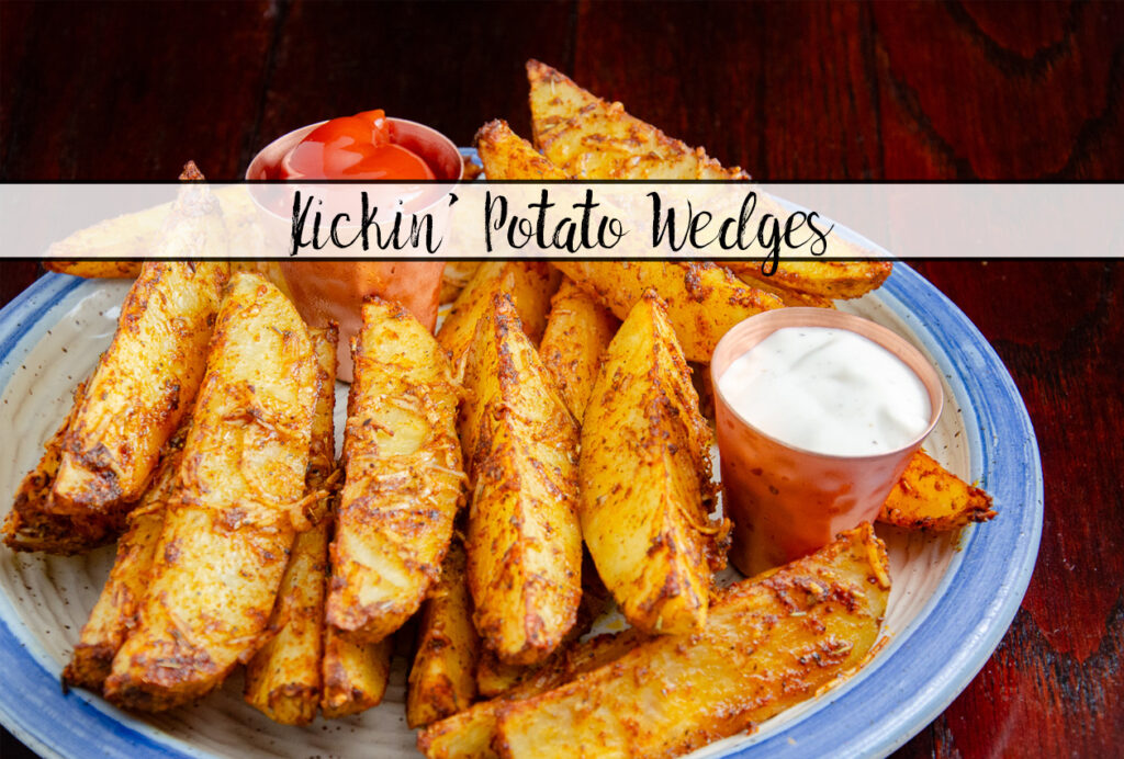 Featured image for Kickin' Baked Parmesan Potato Wedges