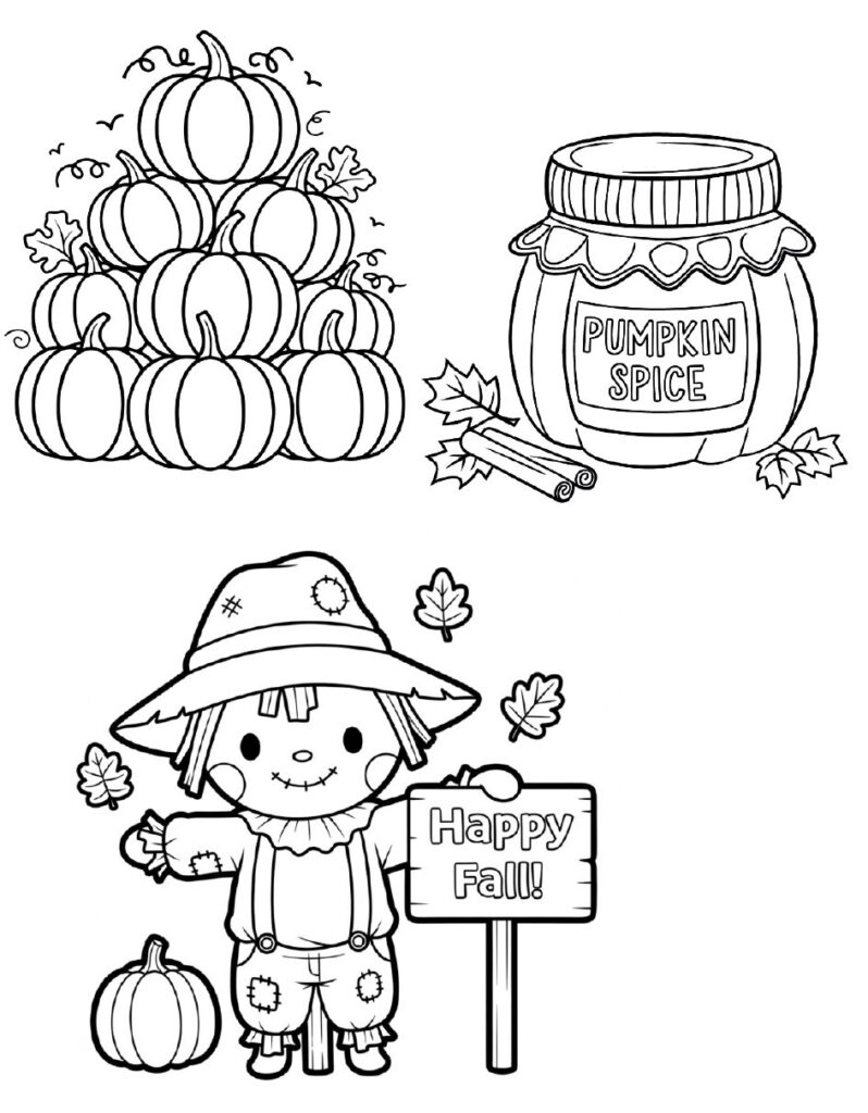 Free printable pumpkin coloring pages for kids. These fun fall coloring sheets are perfect for pumpkin-themed lessons, classroom activities, homeschool, and autumn celebrations.