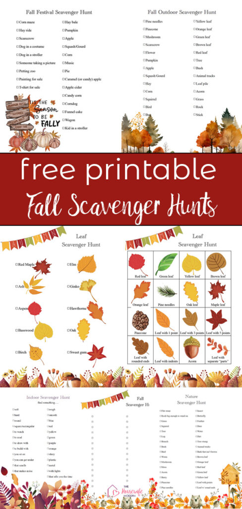 Looking for a free printable fall scavenger hunt? These 7 fall scavenger hunts for kids include nature, outdoor, festival, leaf, and blank scavenger hunt PDFs. They're perfect for autumn walks, classrooms, homeschool, and family activities. Just download and print.