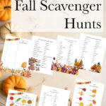 Download a free printable fall scavenger hunt for kids! This collection includes 7 fall scavenger hunt printables, including a fall nature scavenger hunt, outdoor scavenger hunt, fall festival scavenger hunt, leaf scavenger hunt, and blank printable. These are great for classrooms, homeschool, parties, and outdoor family fun