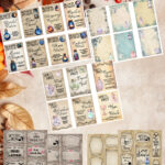 Looking for free printable Halloween apothecary labels? Download a collection of vintage, fairy, enchanted, and blank potion bottle labels in several sizes. Perfect for Halloween parties, haunted houses, apothecary cabinets, and DIY décor.