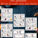 Free printable Halloween treasure hunt for kids! Includes 24 mix-and-match clue cards plus blank clue cards. Many families call this a Halloween scavenger hunt, but it's a clue-based treasure hunt—just print, hide the clues, and let the fun begin!