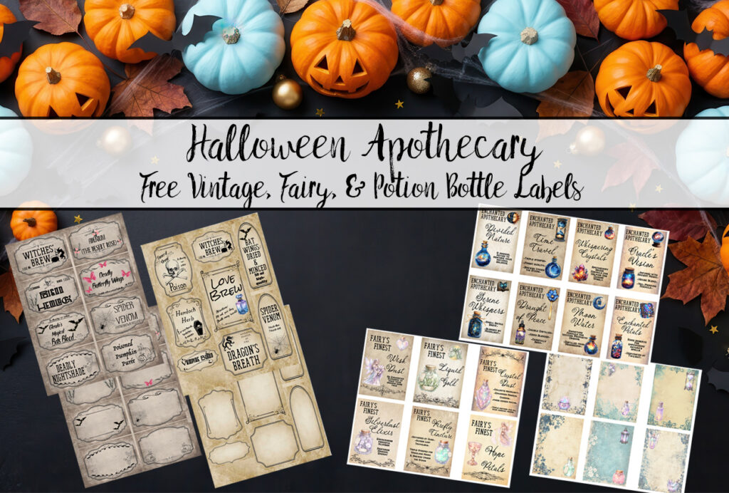 Featured title for apothecary labels