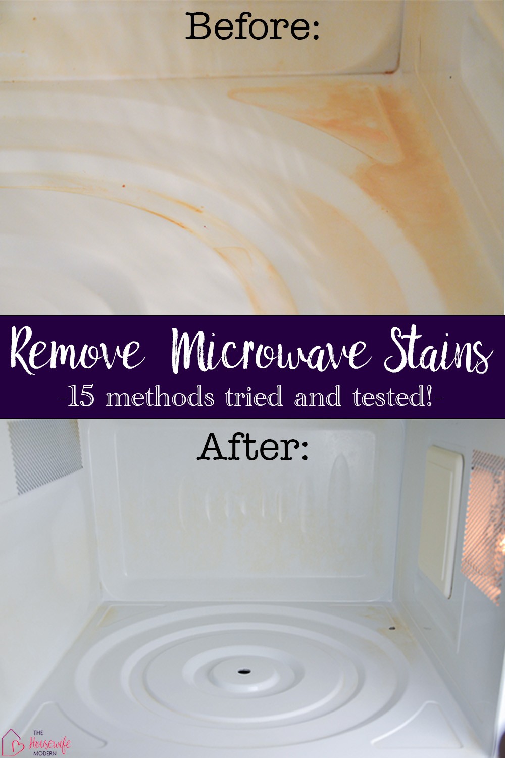 Tried cleaning your microwave with vinegar or baking soda, but those stubborn stains won't budge? I tested 15 different microwave cleaning methods to find what actually removed years-old yellow burn stains. Perfect for tough microwave stains, burnt popcorn stains, and deep cleaning the inside of your microwave.
