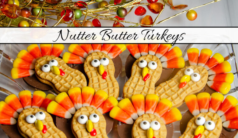 Nutter Butter Turkey Cookies