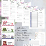 Build a planner that works for you with these free printable planner pages for 2027. The free planner includes goal-setting worksheets to help you plan from yearly goals down to monthly action items, plus weekly and daily planners, monthly calendars, meal planners, a grocery list, notes, and more. Print the pages you need to create your own 2027 planner.