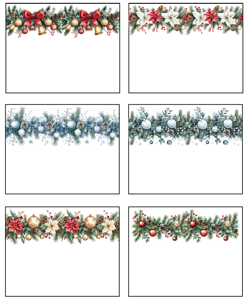 Want to create your own Christmas treasure hunt clues? These free printable blank clue cards let you add custom riddles or clues, hiding places, and Christmas surprises. Use them alone or mix them with the 30 ready-made rhyming clues in the complete printable set.
