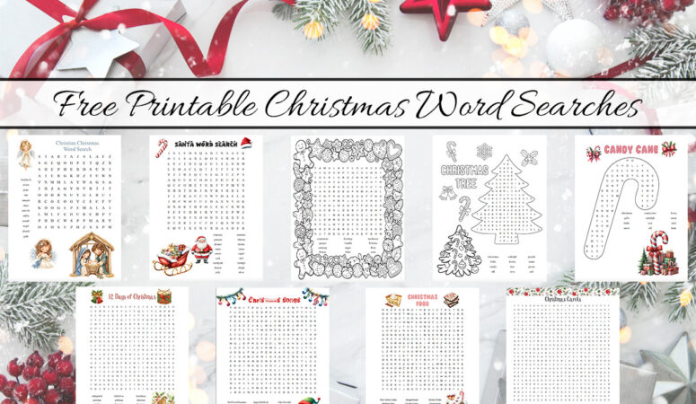 Free Printable Christmas Word Searches