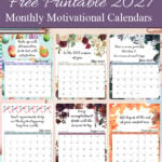 Get organized and inspired with these free printable 2027 monthly motivational calendars! Each month features a different inspirational quote, seasonal graphics, and space to write down a goal. Download the free 2027 calendar PDF pages and enjoy a little motivation all year long.
