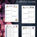 Organize your day with these 4 free printable time blocking planners! Choose from different daily schedule layouts to plan your time, organize tasks, and focus on your priorities. Whether you prefer flexible time blocks or a more structured hourly schedule, these free PDF planner pages can help you manage your day. Just download and print.
