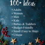 Looking for Christmas stocking stuffers? This huge list has 100+ ideas organized for adults, women, men, kids, babies and toddlers, plus budget-friendly picks, unique stocking stuffers and small stocking stuffers that are easy to ship. Save it now for Christmas shopping!